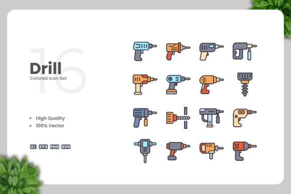 Drill Colored Icons Review: Essential Graphics for Modern Branding