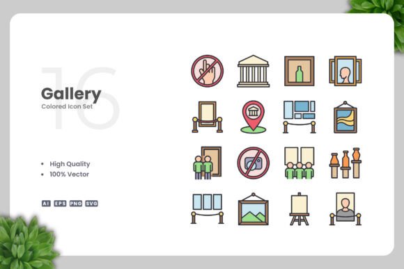 Gallery Color Icons: Premium Graphics for Modern Publishing