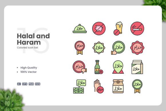 Halal and Haram Colored Icons: A Designer's Review