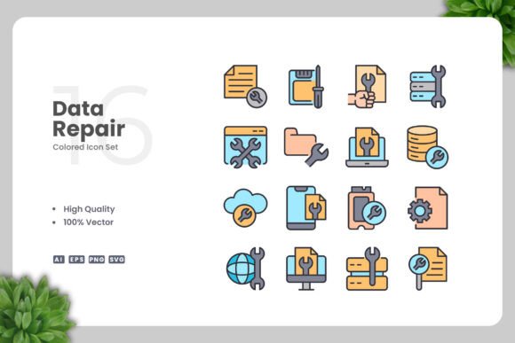 Review: Data Repair Color Icons for Real Embroidery Projects